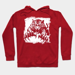 Tiger Attacking Hoodie